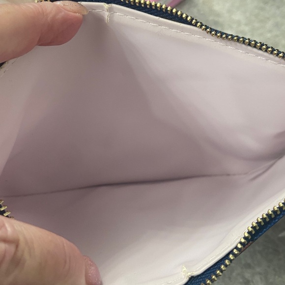 Kate Spade Floral Multicolor Pouch New w Defect - Picture 4 of 5